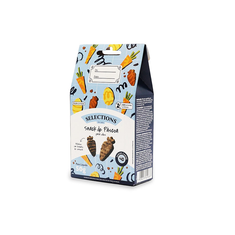 Snack de Páscoa Selections para Cães sabor Carne
