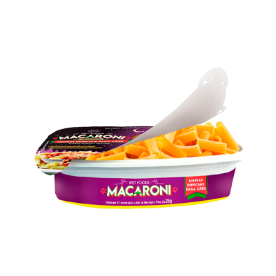 Massas Especiais Macaroni Ipet para Cães Rigatoni 25g