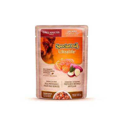 Ração Úmida Special Dog Ultralife Salmão com Batata-Doce para Cães Adultos