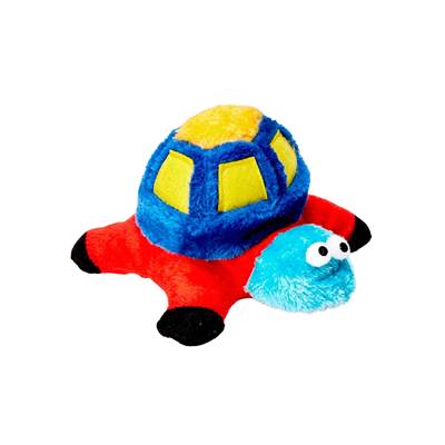 Brinquedo Chalesco Pelúcia Tartaruga Colorido para Cães U