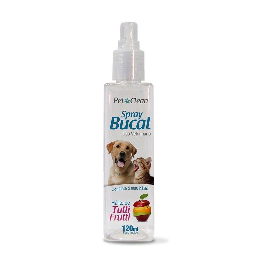 Spray Bucal Pet Clean Tutti-Frutti para Cães e Gatos