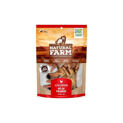 Osso Natural Farm Ultra Premium Pé de Frango para Cães 5 unidades