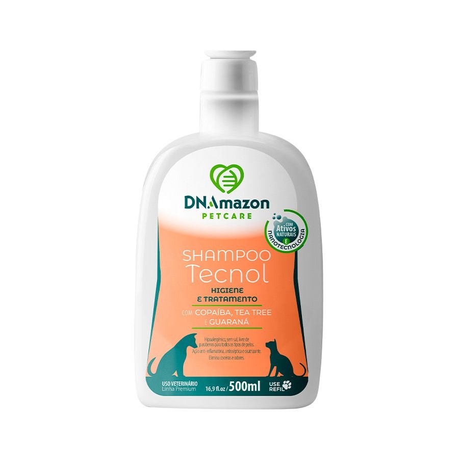 Shampoo Tecnol DNAmazon para Cães e Gatos