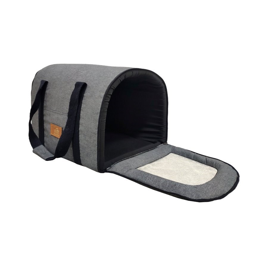 Bolsa de Transporte Fábrica Pet New Collection Preto para Cães e Gatos