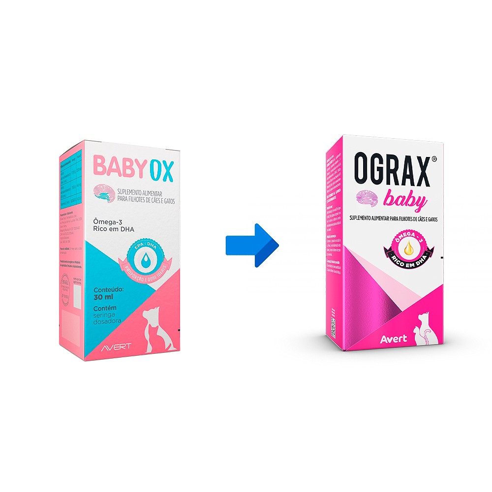 Suplemento Avert Ograx Baby para Cães e Gatos