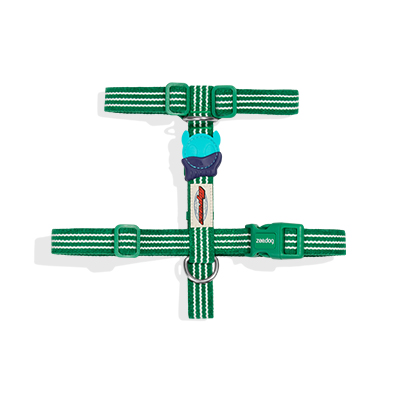 Peitoral para Cachorros H Velvet Vibes Vert