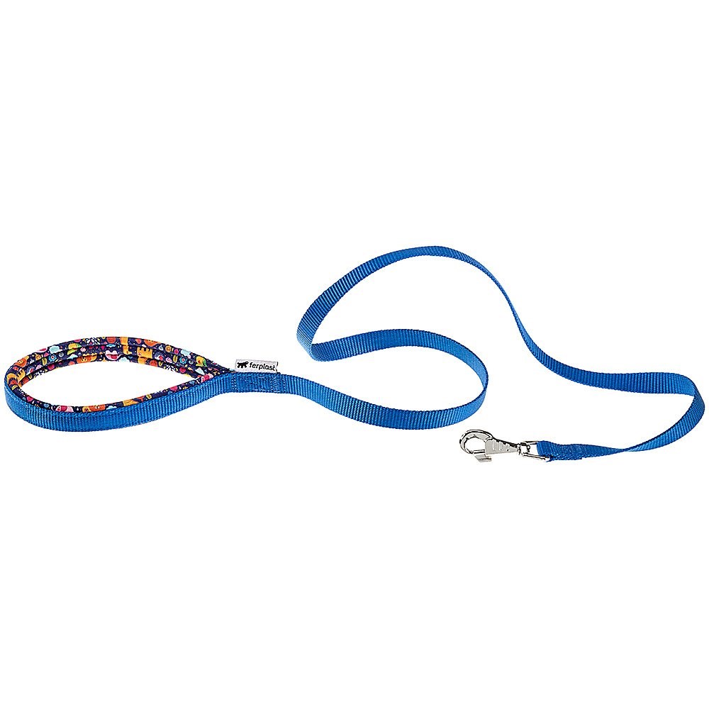Guia Ferplast Daytona Fantasy Azul para Cães