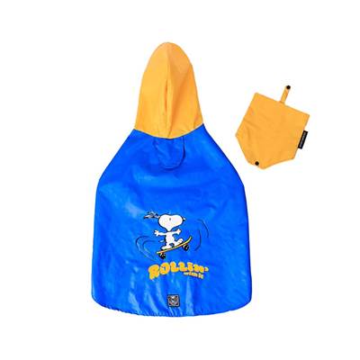 Capa de Chuva Zooz Pets Snoopy Rollin para Cães GG