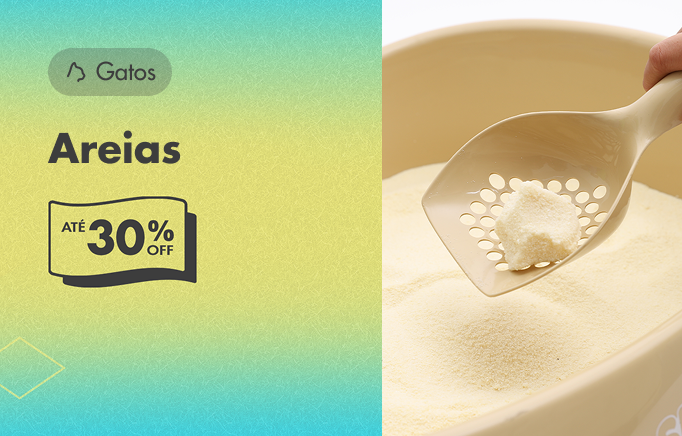 Areia Sanitaria para Gatos