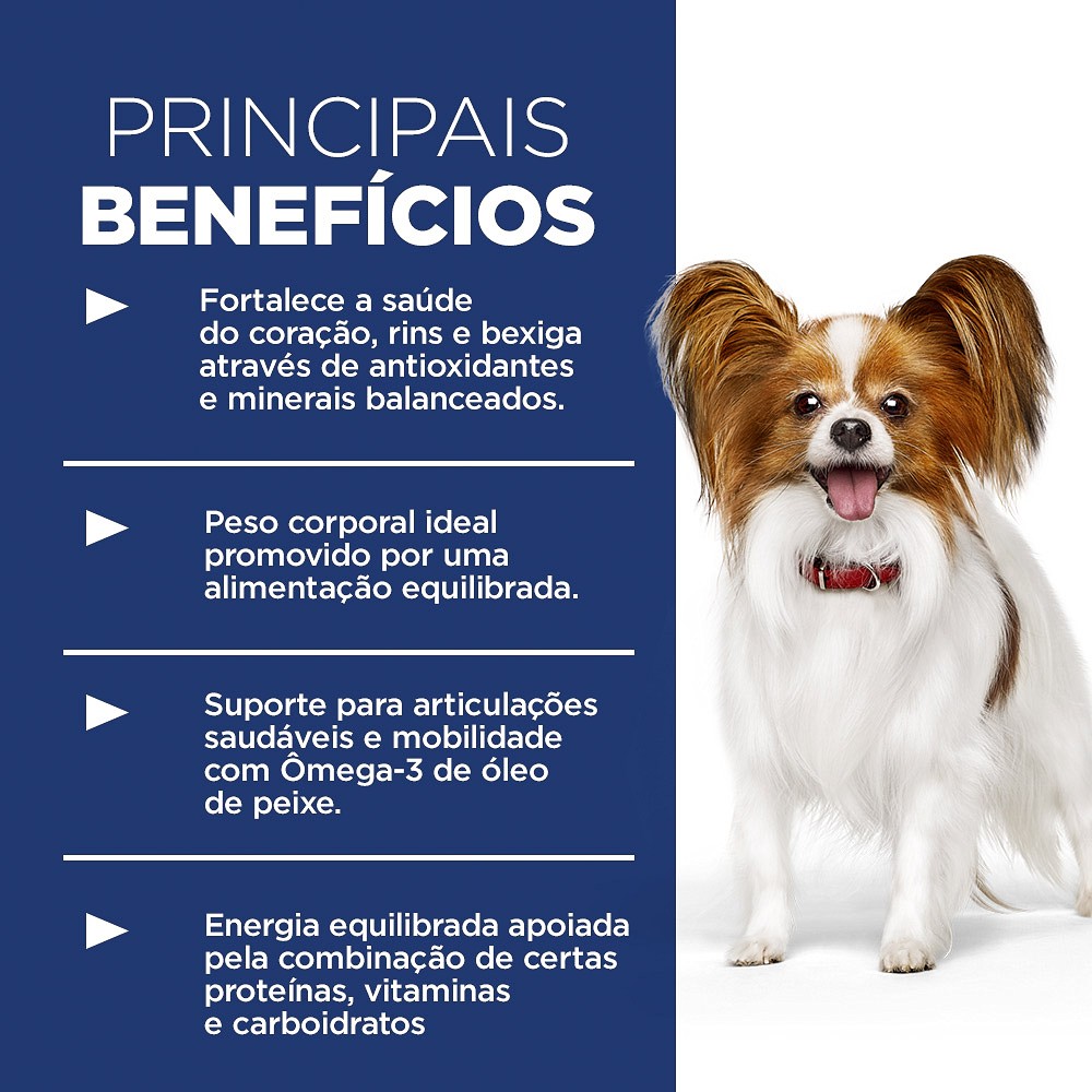 Ração Hill's Science Diet Light para Cães Adultos de Porte Pequeno e Mini