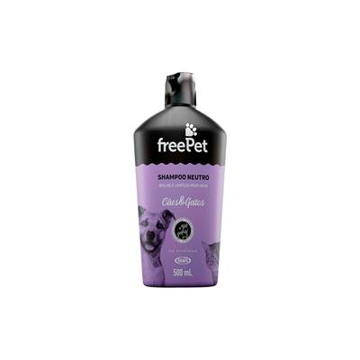 Shampoo Free Pet Neutro para Cães e Gatos 500ml