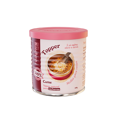 Lata Topper para Ração Zee.Dog Kitchen para Cães sabor Carne 240g