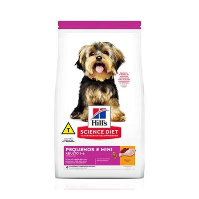 Ração Hill's Science Diet para Cães Adultos Raças Pequenas e Miniatura 2,4kg