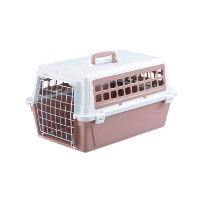 Caixa de Transporte Atlas Trendy Ferplast para Cães e Gatos Cinza U