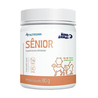 Suplemento Nutrisana Sênior para Cães e Gatos 80g