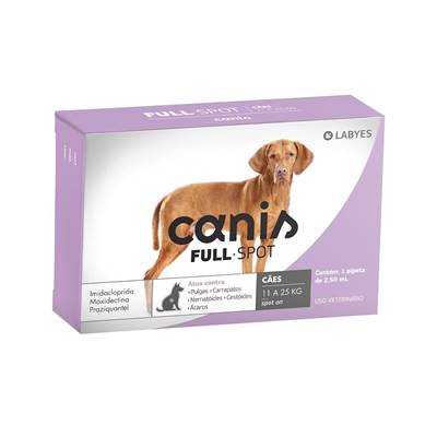 Antiparasitário Labyes Canis Fullspot para Cães de 11 a 25 kg 1 pipeta