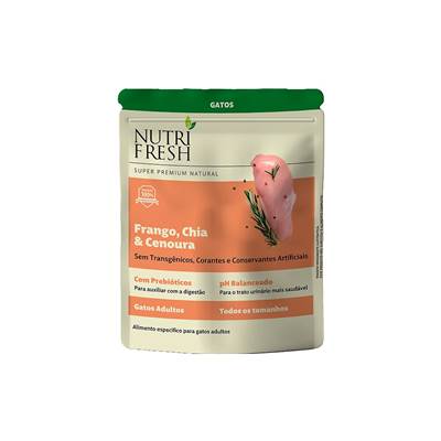 Ração Úmida Nutrifresh para Gatos Adultos sabor Frango 85g