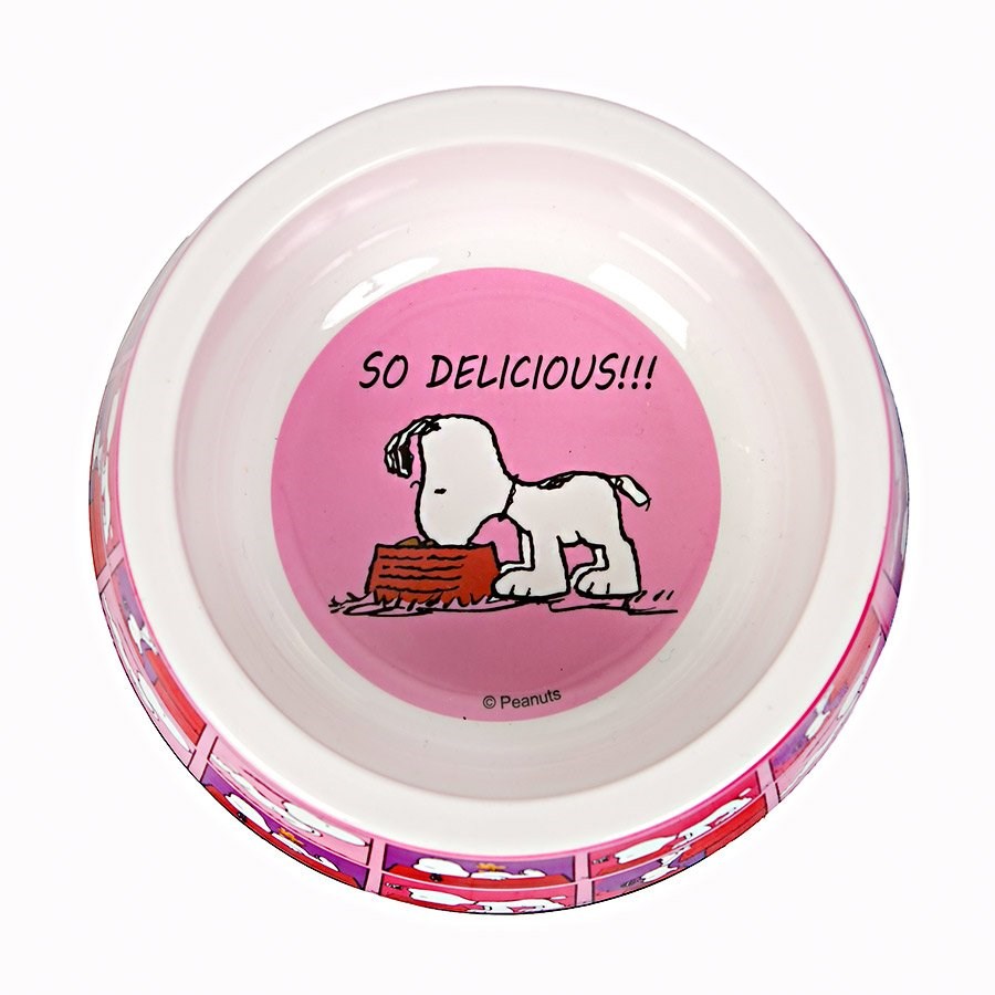 Comedouro Zooz Pets Snoopy Quadpink para Cães