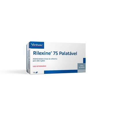 Antibiótico Rilexine Palatável 75mg 75mg
