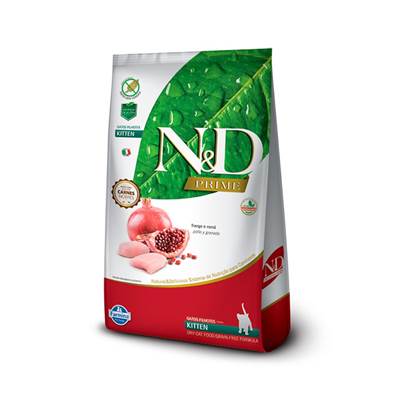 Ração N&D Prime para Gatos Filhotes sabor Frango & Romã 1,5kg