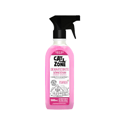 Desinfetante Spray Cat Zone Flores 500ml