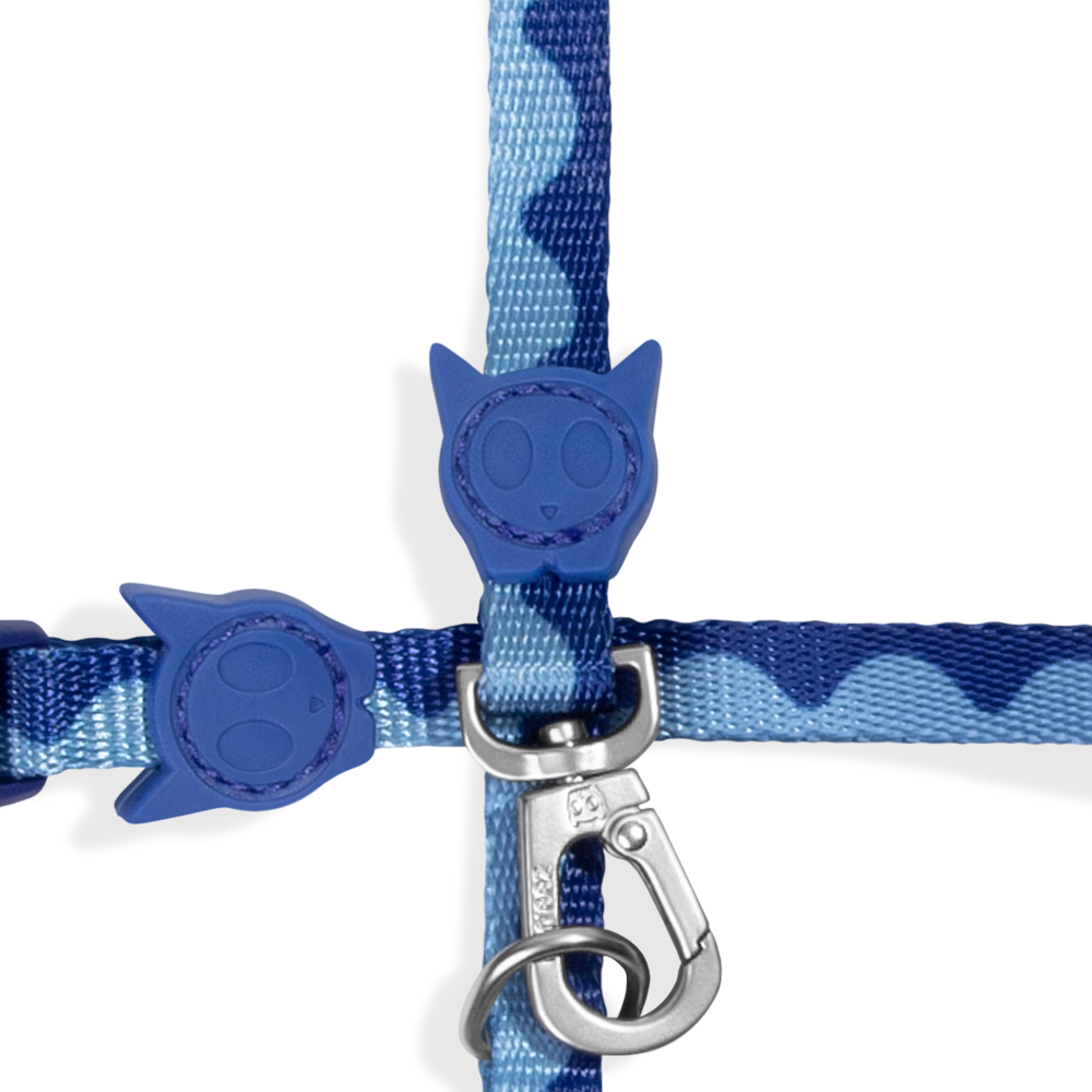 Peitoral com Guia Zee.Cat Swell para Gatos