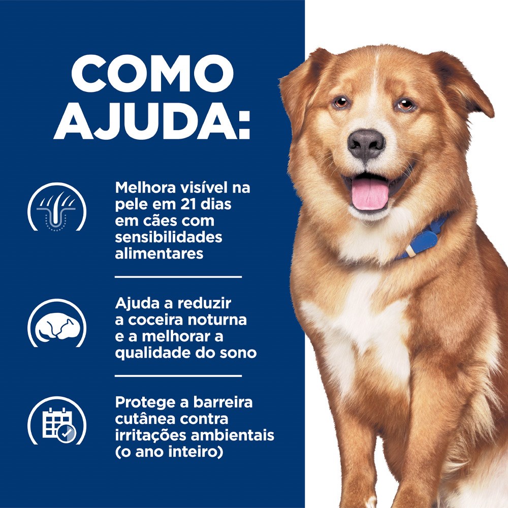 Ração Hill's Prescription Diet Derm Complete para Cães - Cuidado Dermatológico