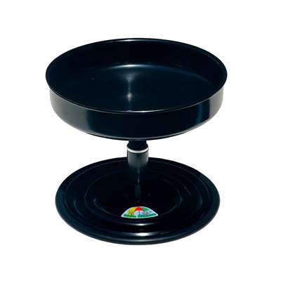 Comedouro Vida Mansa Au Au Preto para Cães 568ml