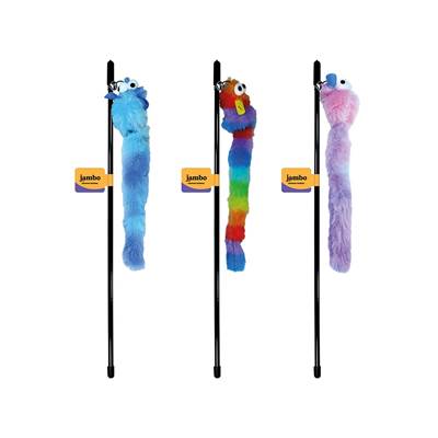 Brinquedo Jambo Varinha Rainbow para Gatos - Cores Sortidas U