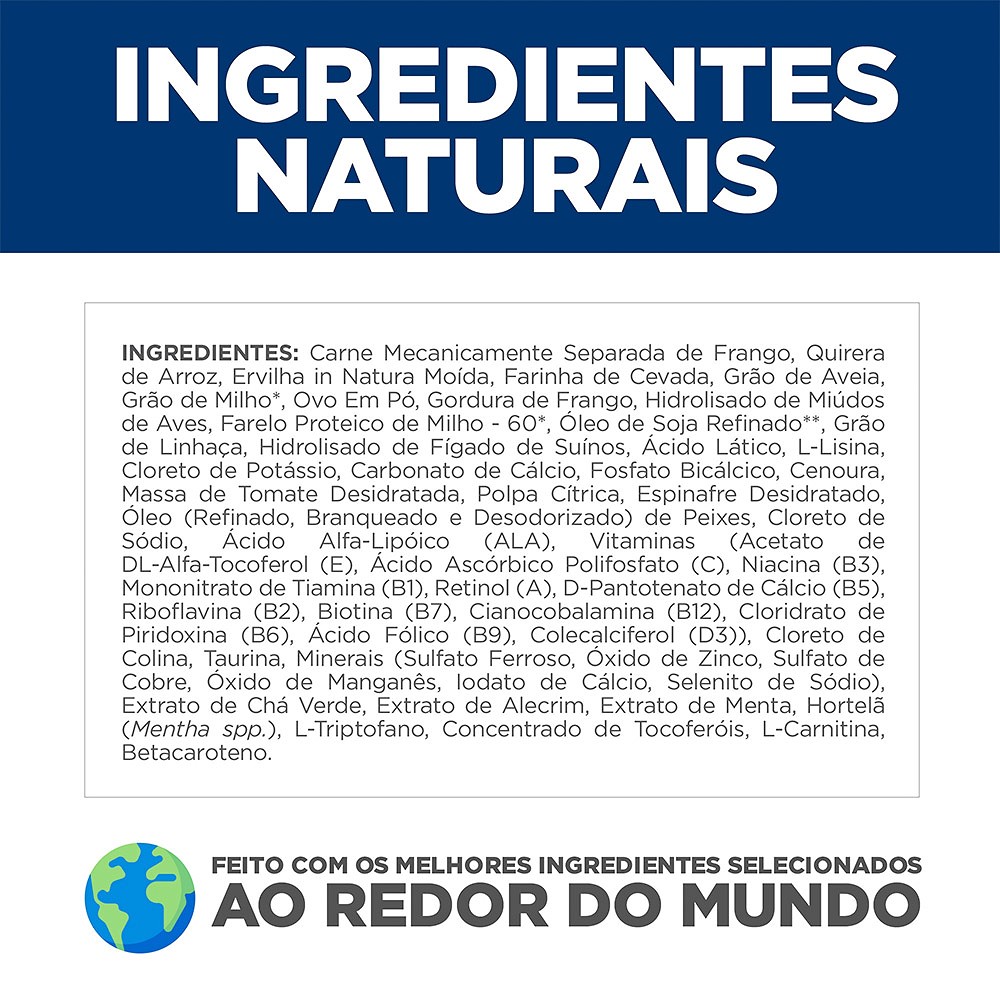 Ração Hill's Science Diet Vitalidade Sênior para Cães Idosos sabor Frango