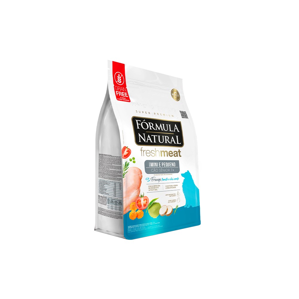 Ração Fórmula Natural Fresh Meat para Cães Sênior de Porte Mini e Pequeno