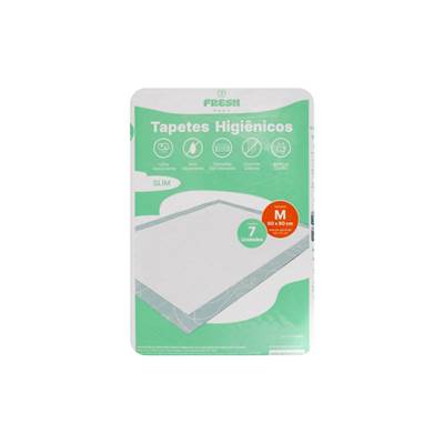 Tapete Higiênico Fresh Pads Slim Médio para Cães 30 unidades