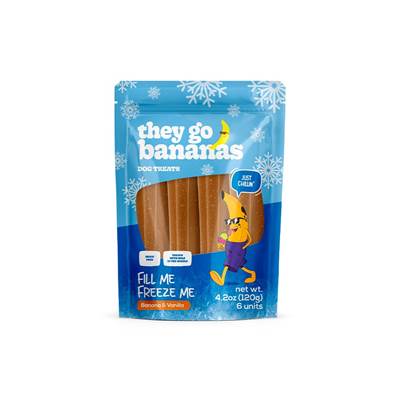 Snack They Go Bananas Fill Me Freeze Me Banana e Baunilha para Cães 120g