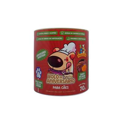 Bolo de Aniversário Padaria Pet para Cães Sabor Picanha 70g