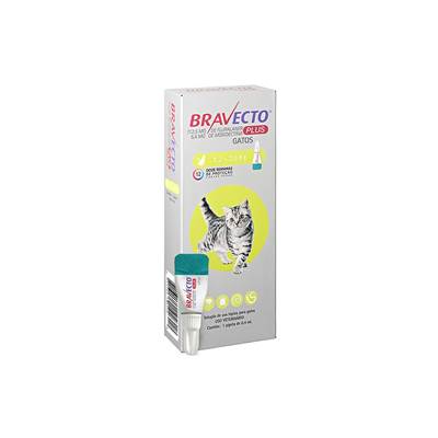 Antipulgas Bravecto Transdermal Plus para Gatos - 1 Pipeta de 112,5mg 1,2 - 2,8kg