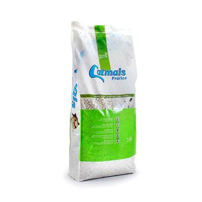 Areia Higiênica Petmais Granulado Sanitário Catmais Prático 7,2kg