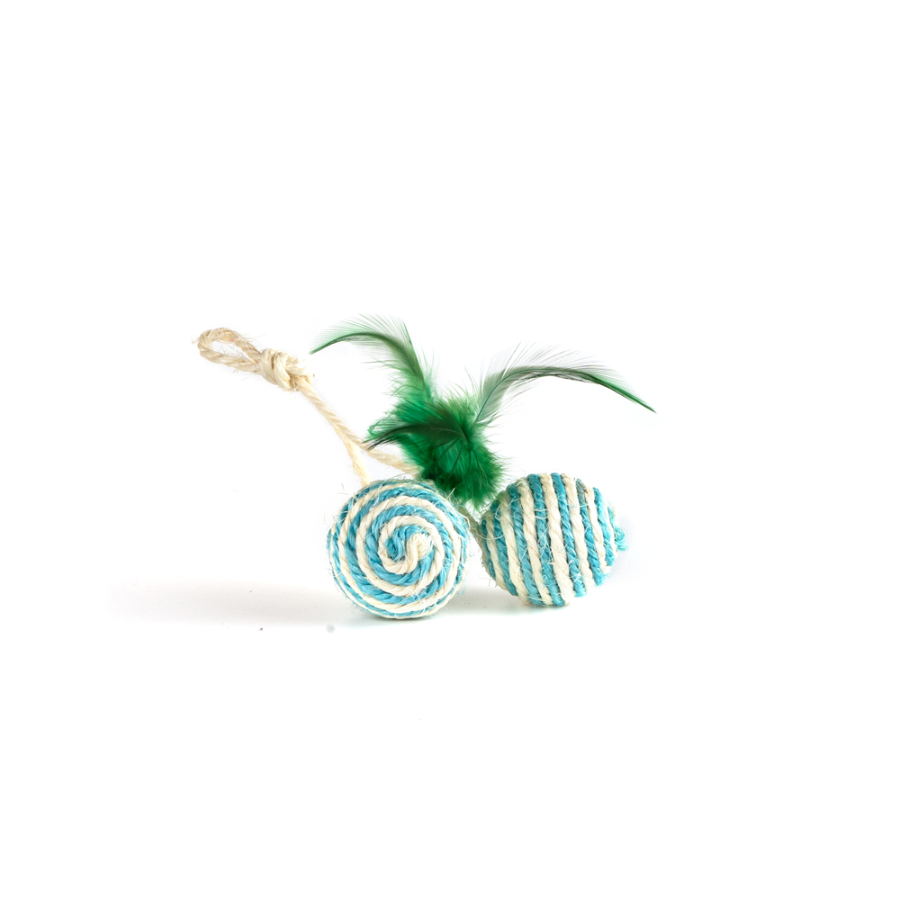 Brinquedo Fuzz para Gatos Dueto de Sisal