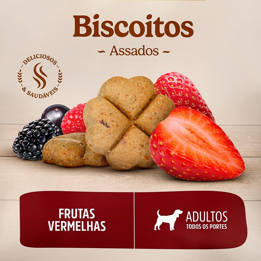 Biscoito Special Dog Ultralife para Cães Adultos Sabor Frutas Vermelhas
