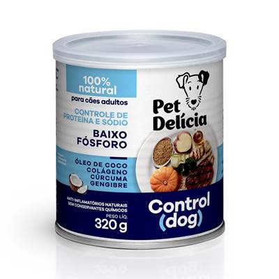 Ração Pet Delícia Control Dog Baixo Fósforo para Cães 320g