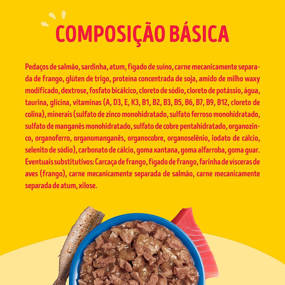 Ração Úmida Friskies Sachê para Gatos Mar de Sabores