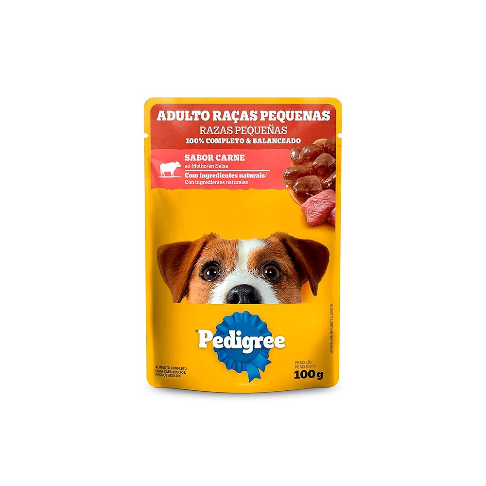 Ração Úmida Pedigree Sachê Carne ao Molho para Cães Adultos - Leve 12 e Pague 10