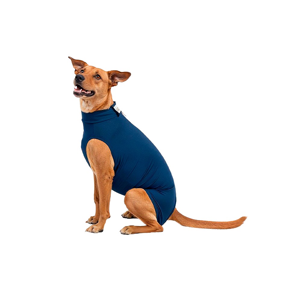 Roupa Cirúrgica Essential Care Pet Freedom Marinho para Cães Machos
