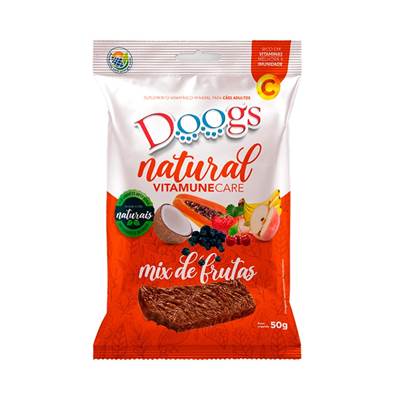 Suplemento Vitamínico Doogs Natural Vitamune Care Mix de Frutas 50g