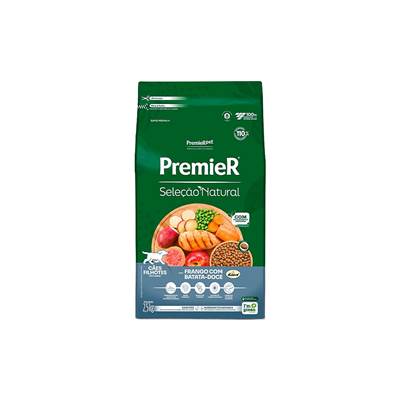 Ração Premier Seleção Natural para Cães Filhotes sabor Frango & Batata Doce 2,5kg