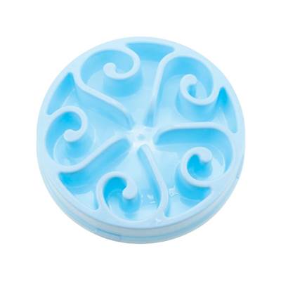 Comedouro Jambo Lento Ornare Azul para Cães U
