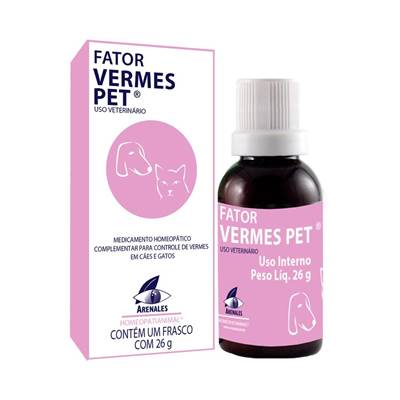 Medicamento Homeopático Arenales Fator Vermes 26g