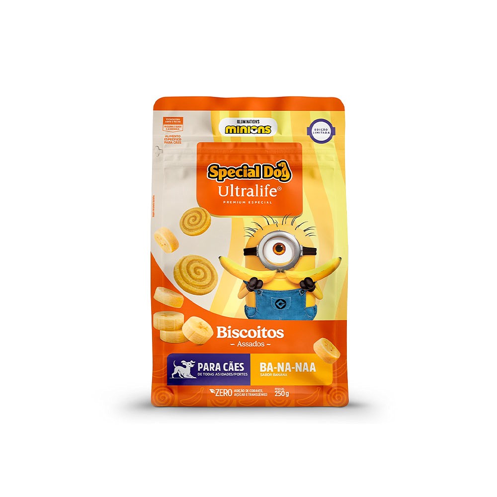 Biscoito Special Dog Ultralife Edição Limitada Banana para Cães