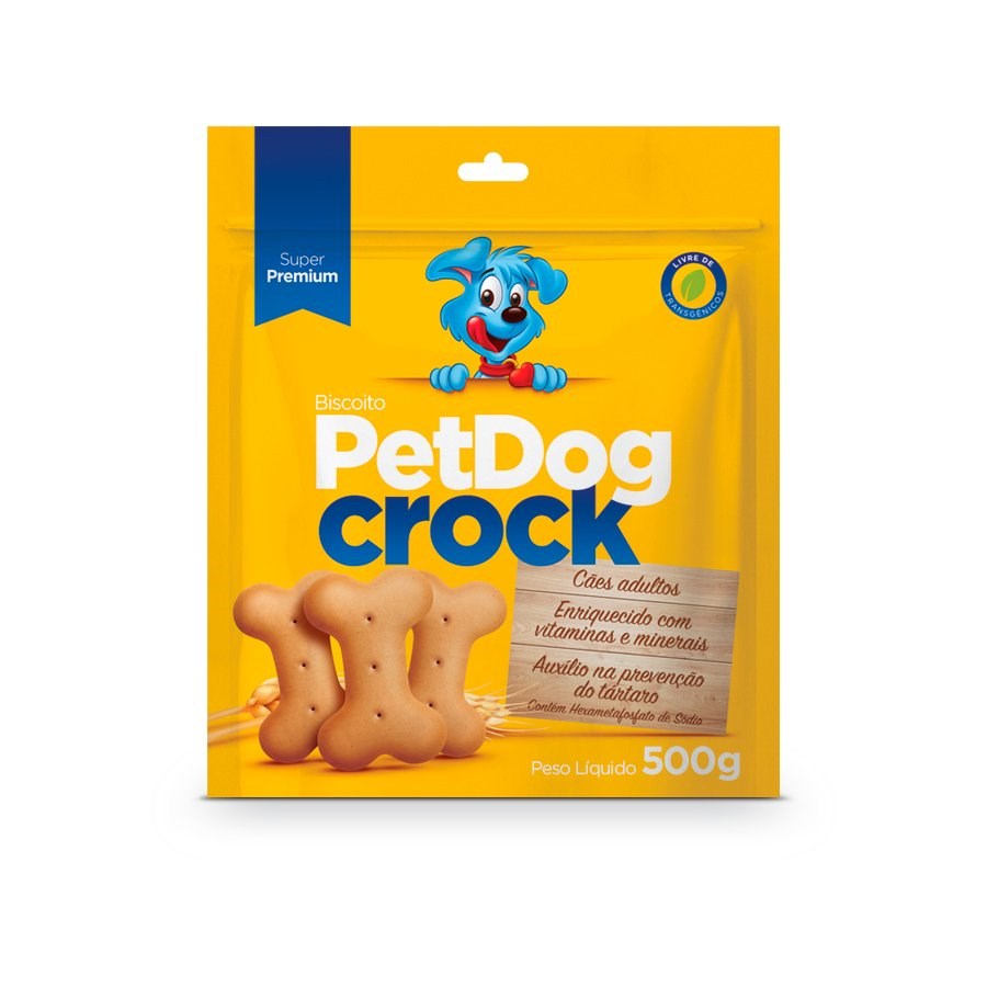 Biscoito Pet Dog Crock Tradicional para Cães