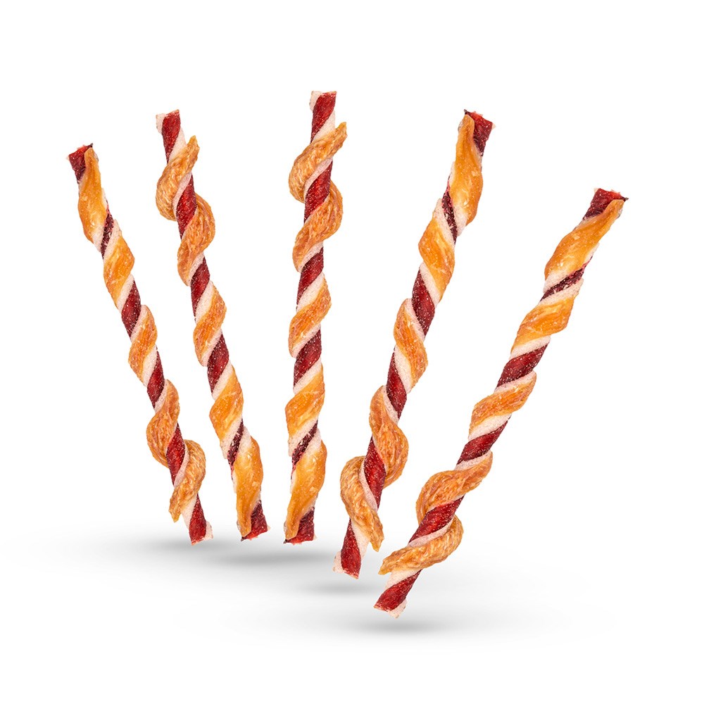Petisco Dingo Twists 3 Sabores para Cães