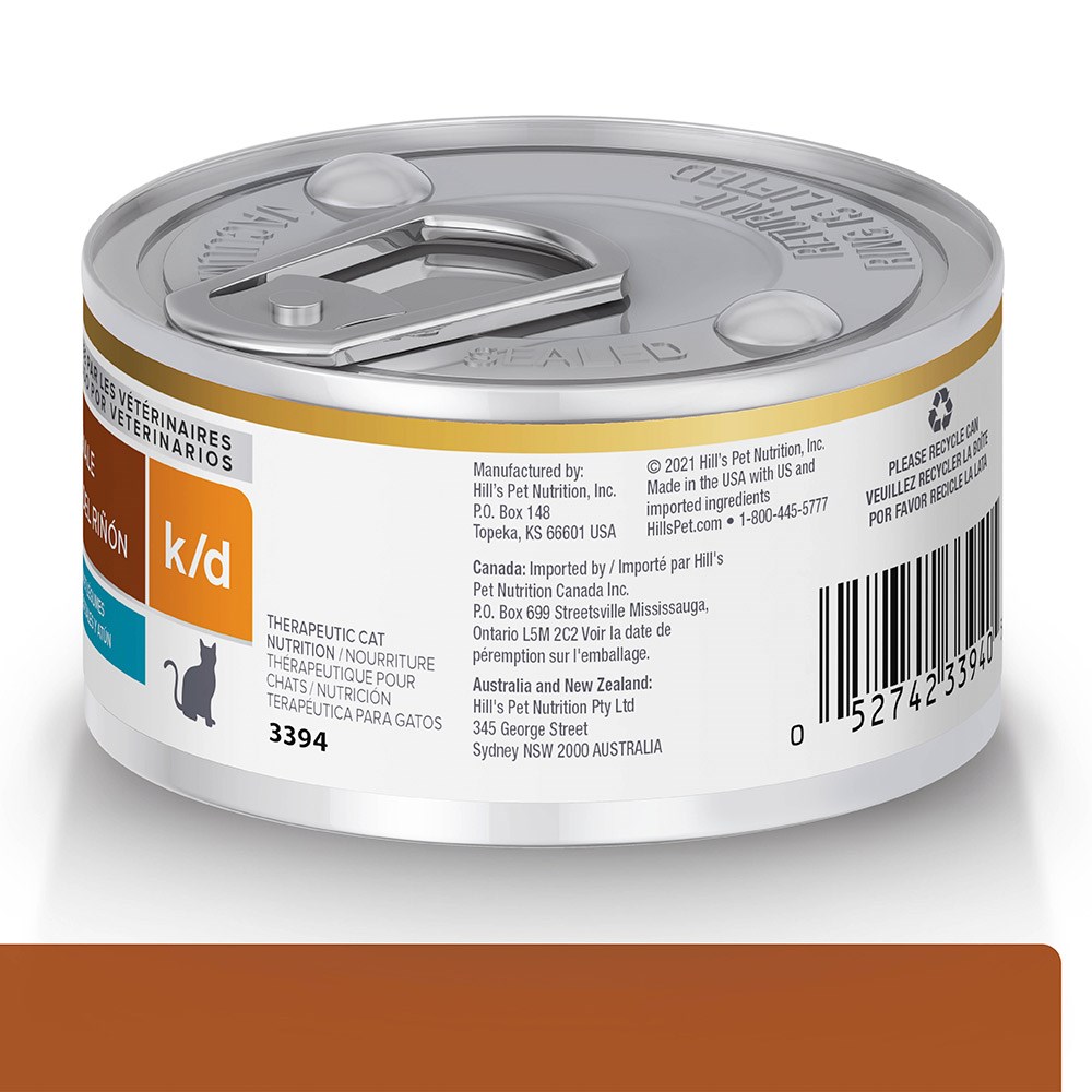 Ração Úmida Hills Kidney Care k/d Sabor Atum e Vegetais para Gatos Adultos